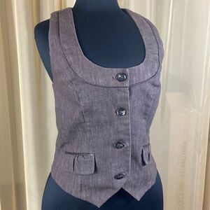 Maurices Women Jacket Vest Size S